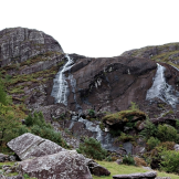 Gleninchaquin Park waterfalls